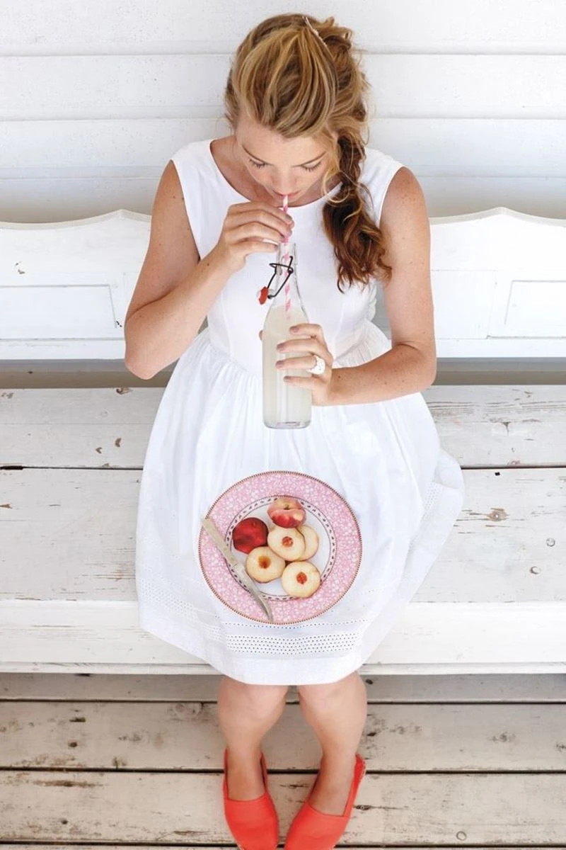 Floral Dinner Plate Pink 26,5 Cm 3 Floral Dinner Plate Pink 26,5 Cm - Image 3