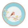 Floral Breakfast Plate Early Bird Blue 21 Cm