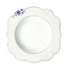 Royal White Soup Plate Golden Dots 23,5 Cm