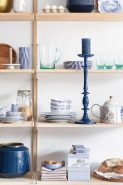 Royal Stripes Breakfast Plate Blue 21 Cm -Chic Nest Deals Store 020 2 5