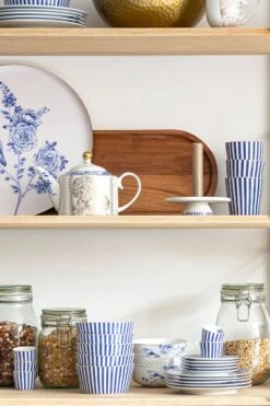 Royal Stripes Bowl Blue 12 Cm -Chic Nest Deals Store 020 4 5