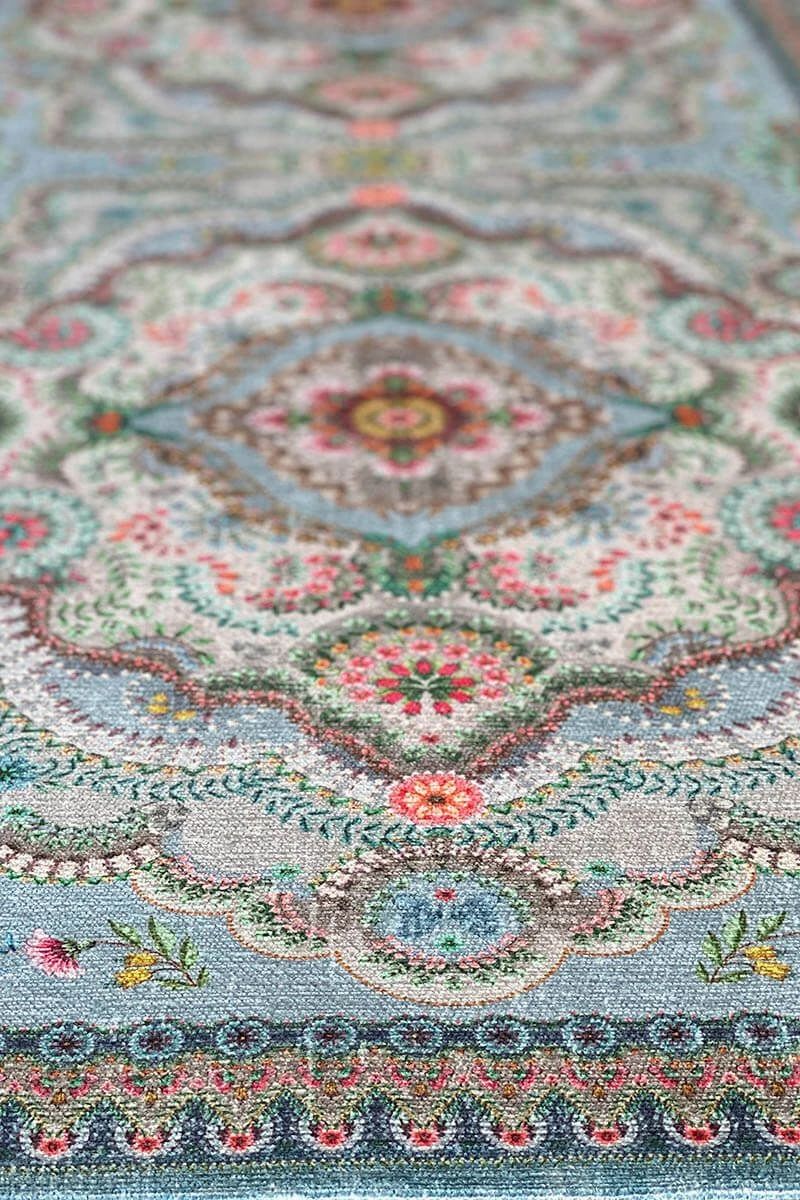 Carpet Runner Majorelle By Pip Pastel Blue 3 Carpet Runner Majorelle By Pip Pastel Blue - Image 3