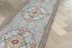 Carpet Runner Majorelle By Pip Pastel Pink 17 Carpet Runner Majorelle By Pip Pastel Pink -Chic Nest Deals Store 07 lr