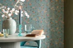 Pip Studio Good Nightingale Non-Woven Wallpaper Petrol -Chic Nest Deals Store 333124 good nightingale petrol 02 hr lr