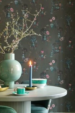 Pip Studio Chinese Porcelain Vinyl Wallpaper Dark Green -Chic Nest Deals Store 333144 chinese porcelain dark green 03 hr lr