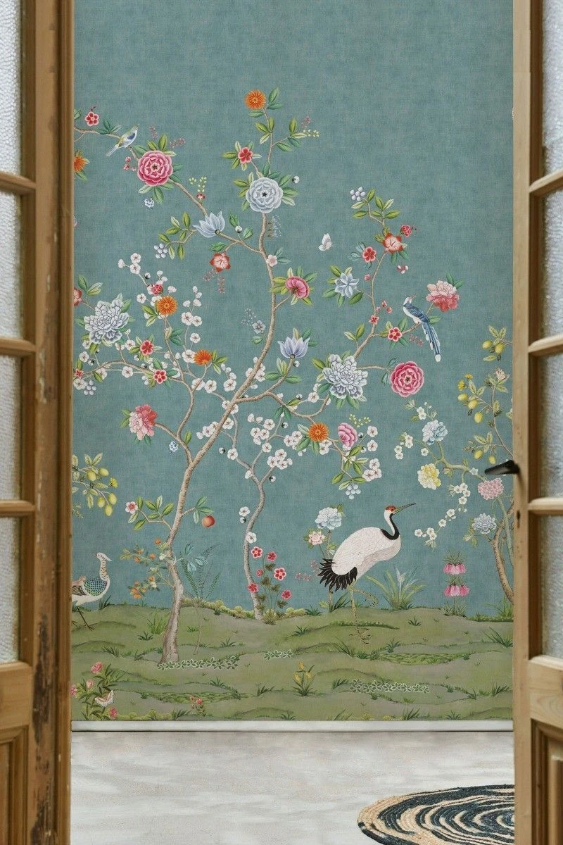 Pip Studio Good Morning Wallpower Dark Blue 1 Pip Studio Good Morning Wallpower Dark Blue