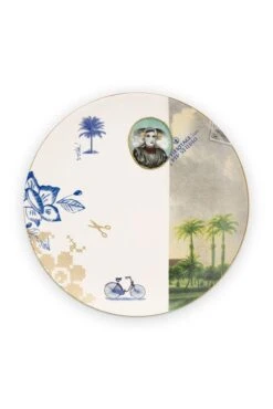 Heritage Breakfast Plate Palm White 20 Cm