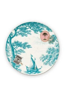Heritage Breakfast Plate Boat Aqua 23 Cm