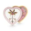La Majorelle Set/2 Heart Shape Plates Pink