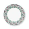 Flower Festival Breakfast Plate Light Blue 21 Cm