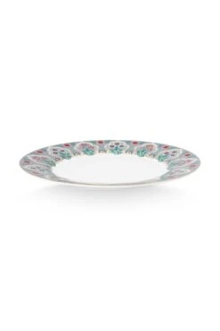 Flower Festival Set/4 Breakfast Plates Light Blue 21cm -Chic Nest Deals Store 51.001.285fs 1