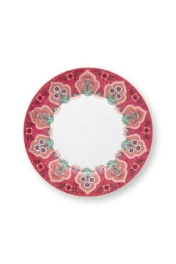 Flower Festival Set/4 Breakfast Plates Dark Pink 21cm -Chic Nest Deals Store 51.001.295 1 800x1200 1