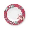 Flower Festival Deep Plate Light Dark Pink 21.5 Cm