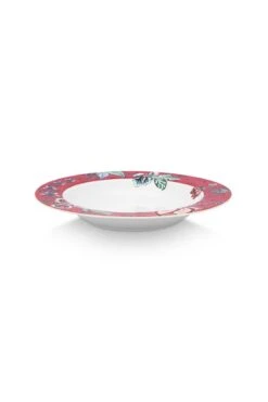 Flower Festival Deep Plate Light Dark Pink 21.5 Cm -Chic Nest Deals Store 51.001.298 2 800x1200