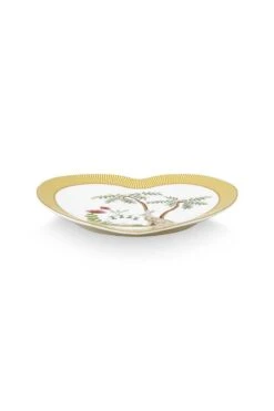 La Majorelle Set/2 Heart Shape Plates Yellow -Chic Nest Deals Store 51.001.342 04 1