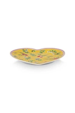 La Majorelle Set/2 Heart Shape Plates Yellow -Chic Nest Deals Store 51.001.342 05 1
