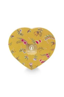 La Majorelle Set/2 Heart Shape Plates Yellow -Chic Nest Deals Store 51.001.342 06 1