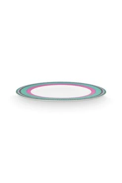Pip Chique Stripes Dinner Plate Pink/Green 28cm -Chic Nest Deals Store 51.001.388 02 lr