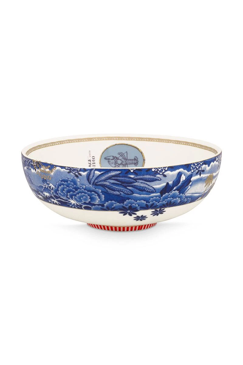 Heritage Bowl Border Blue 20 Cm 3 Heritage Bowl Border Blue 20 Cm - Image 3