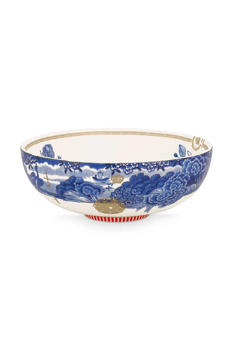 Heritage Bowl Border Blue 20 Cm 1 Heritage Bowl Border Blue 20 Cm