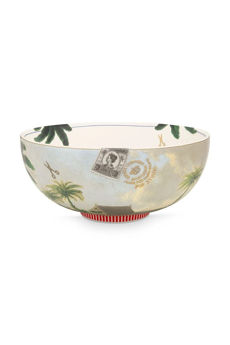Heritage Bowl Palm Green 23 Cm 1 Heritage Bowl Palm Green 23 Cm