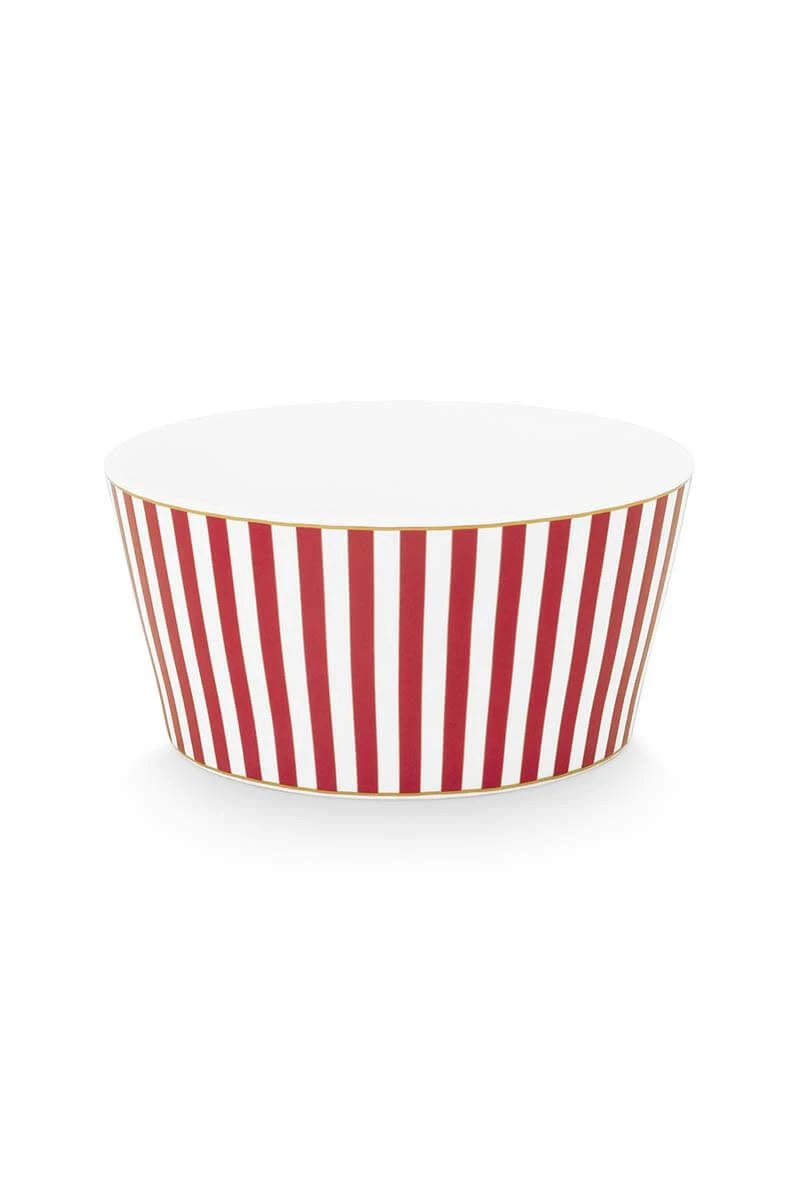 Royal Stripes Bowl Dark Pink 12cm 7 Royal Stripes Bowl Dark Pink 12cm - Image 7