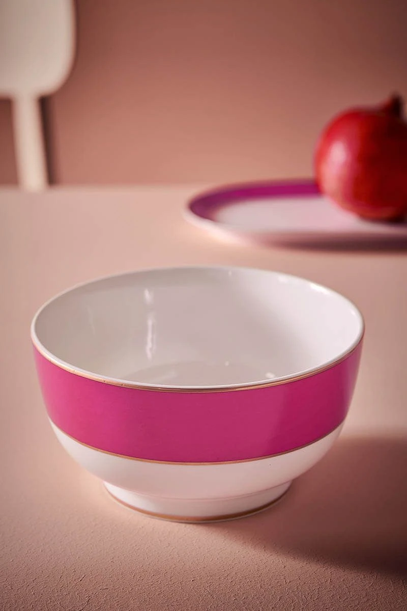 Pip Chique Bowl Pink 18cm 2 Pip Chique Bowl Pink 18cm - Image 2