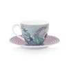 Flower Festival Espresso Cup & Saucer Light Blue