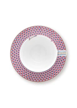 Flower Festival Cappuccino Cup & Saucer Light Blue -Chic Nest Deals Store 51.004.137 ts