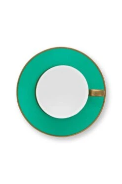 Pip Chique Cappuccino Cup & Saucer Green -Chic Nest Deals Store 51.004.155 03