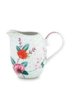 Blushing Birds Milk Jug Small White