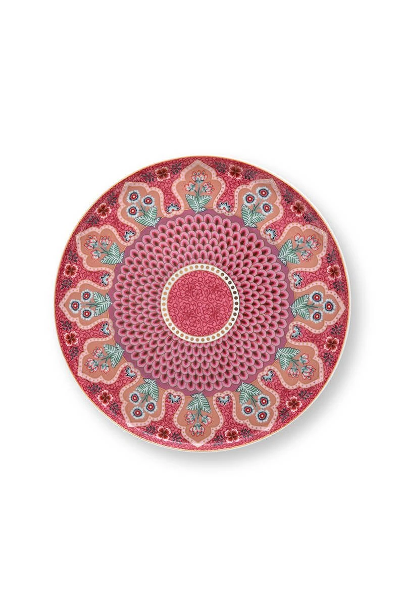 Flower Festival Cake Tray Small Dark Pink 3 Flower Festival Cake Tray Small Dark Pink - Image 3