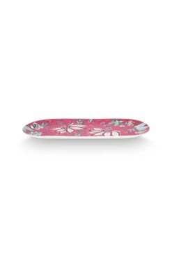 Flower Festival Cake Tray Rectangular Dark Pink -Chic Nest Deals Store 51.018.131 2 800x1200