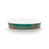 Winter Wonderland Serving Tray Round Green