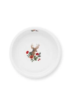 Winter Wonderland Serving Tray Round Dark Blue -Chic Nest Deals Store 51.019.015 3 800x1200