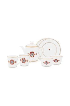 Love Birds Breakfast Set/7 White