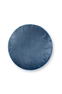 Cushion Round Quiltey Days Dark Blue -Chic Nest Deals Store 51.040.357 04
