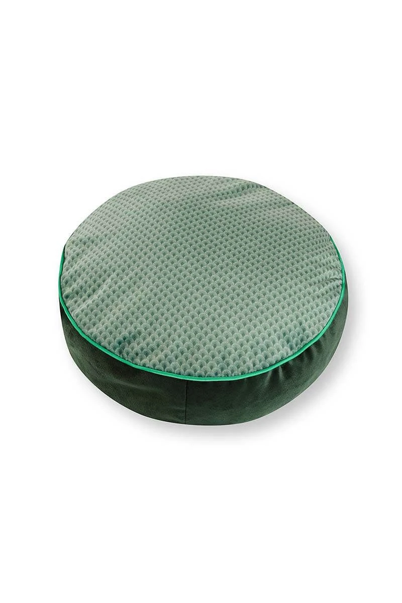 Cushion Round Quiltey Days Dark Green 6 Cushion Round Quiltey Days Dark Green - Image 6