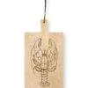 Wooden Tray Rectangular Lobster