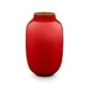 Oval Mini Vase Red 14 Cm
