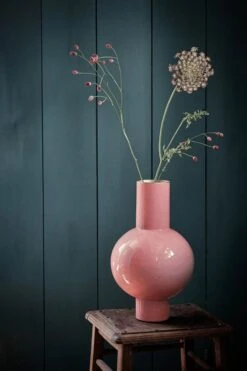 Metal Vase Pink 40cm -Chic Nest Deals Store 51.102.055 lr