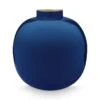 Metal Vase Dark Blue 23 Cm