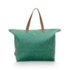 Tote Bag Velvet Quiltey Days Green