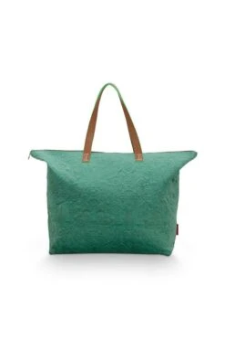 Tote Bag Velvet Quiltey Days Green -Chic Nest Deals Store 51.273.316 2