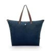 Tote Bag Velvet Quiltey Days Blue