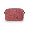 Cosmetic Purse Large Kyoto Festival Dark Pink