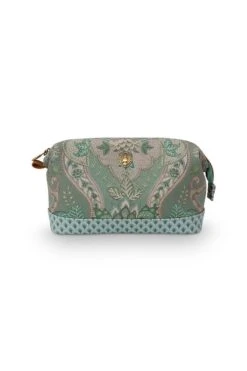 Cosmetic Purse Medium Kyoto Festival Green