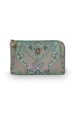 Cosmetic Zipper Pouch Kyoto Festival Green