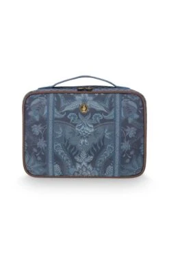 Beauty Case Square Large Kyoto Festival Blue
