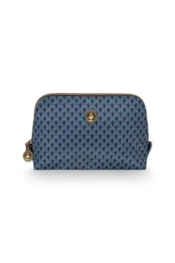 Cosmetic Bag Triangle Small Suki Blue